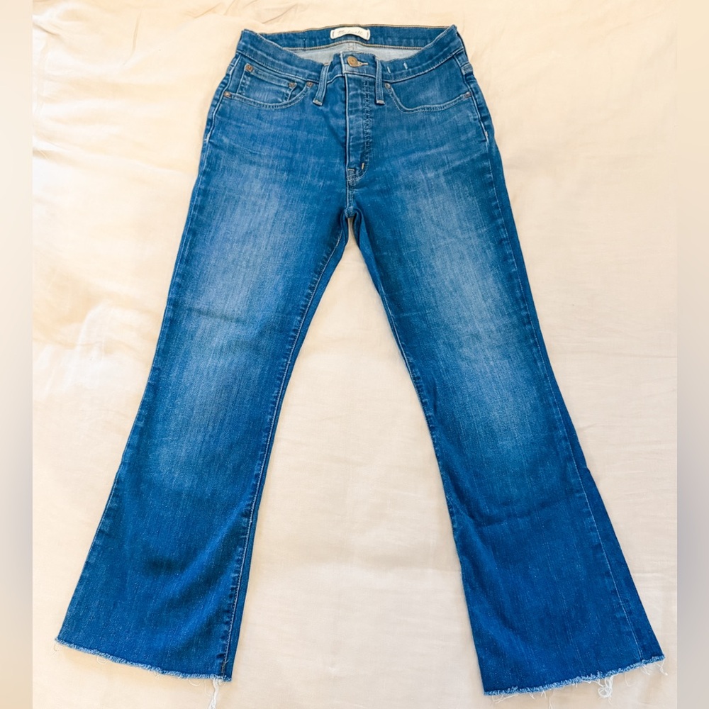 Madewell Cali Demi Boot Jeans, Size 27